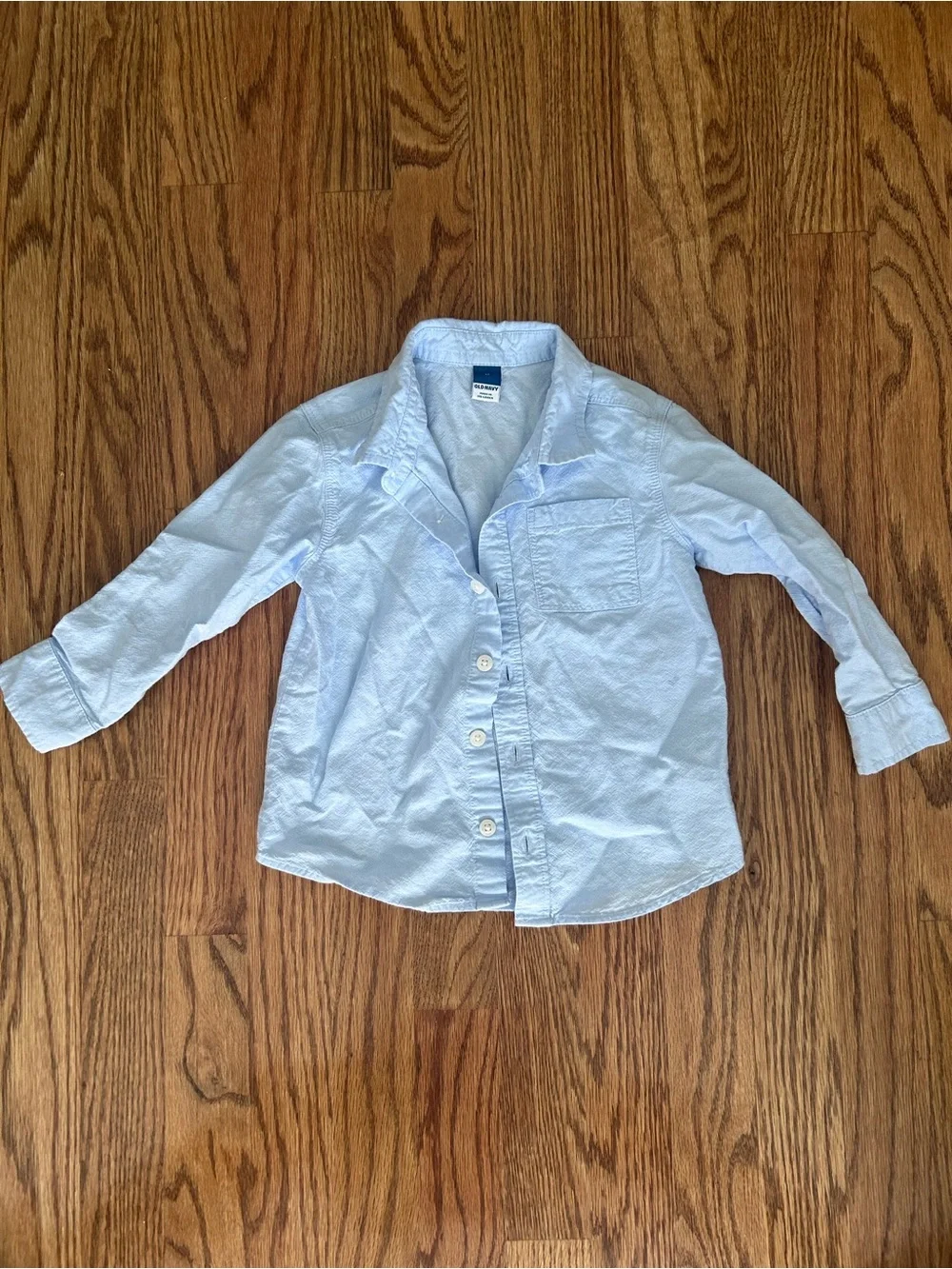 Old Navy Light Blue Button-Down Shirt for Kids